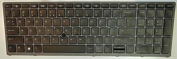 HP Notebook Keyboard ZBook 15 / ZBook 17 G3 International