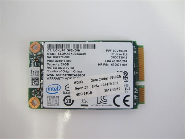 HP Demo 24GB SSD mSATA (8770w)