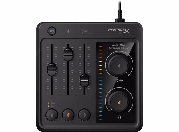 HP HyperX Audio Mixer, USB,XLR,Plug&Play,2J