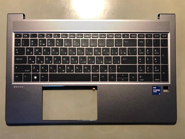 HP Notebook Cover inkl. Keyboard ZBook Power G8 BL RUS (für Geräte mit dedizierter Grafikkarte)