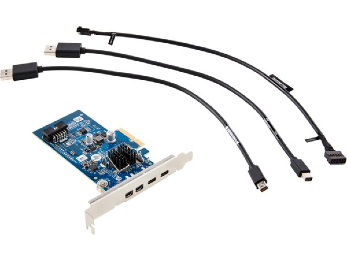 HP Demo/Bulk Dual TBT4 PCIe x4 LP Card