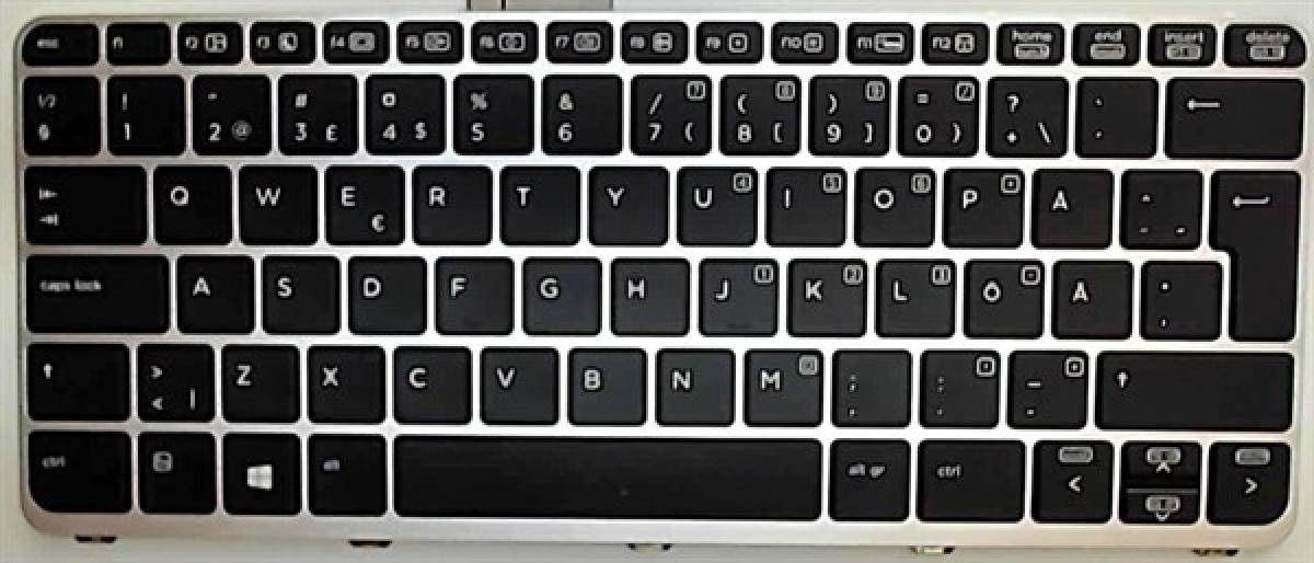 HP Notebook Keyboard 1020 G1 Backlight SWE/FIN BL
