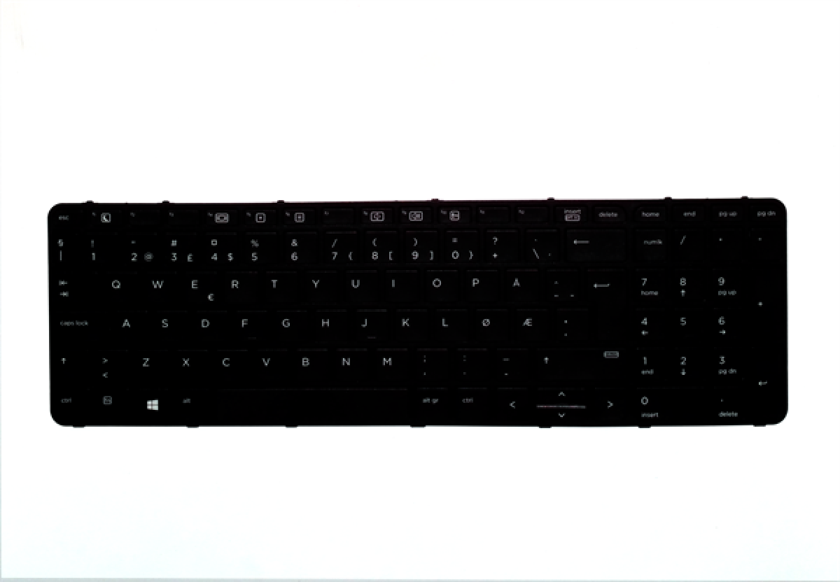 HP Notebook Keyboard 650 G2 Norway