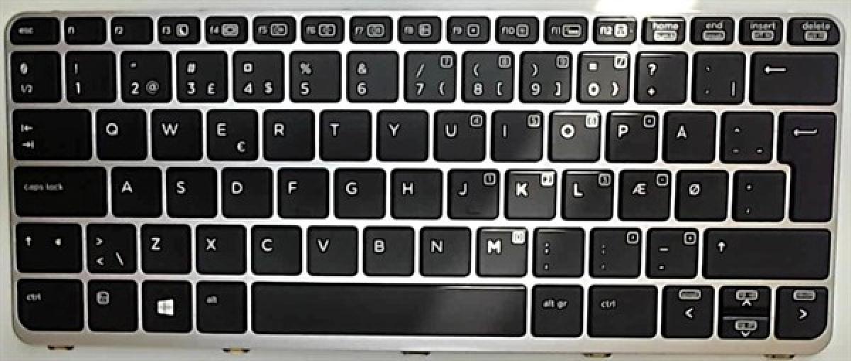 HP Notebook Keyboard 1030 G1 Backlight DEN BL