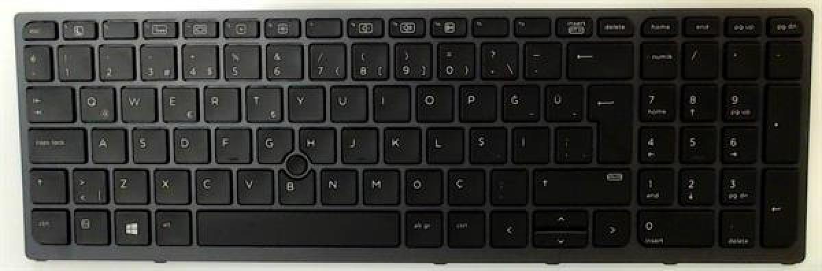 HP Notebook Keyboard ZBook 15 / ZBook 17 G3 BL PS TUR