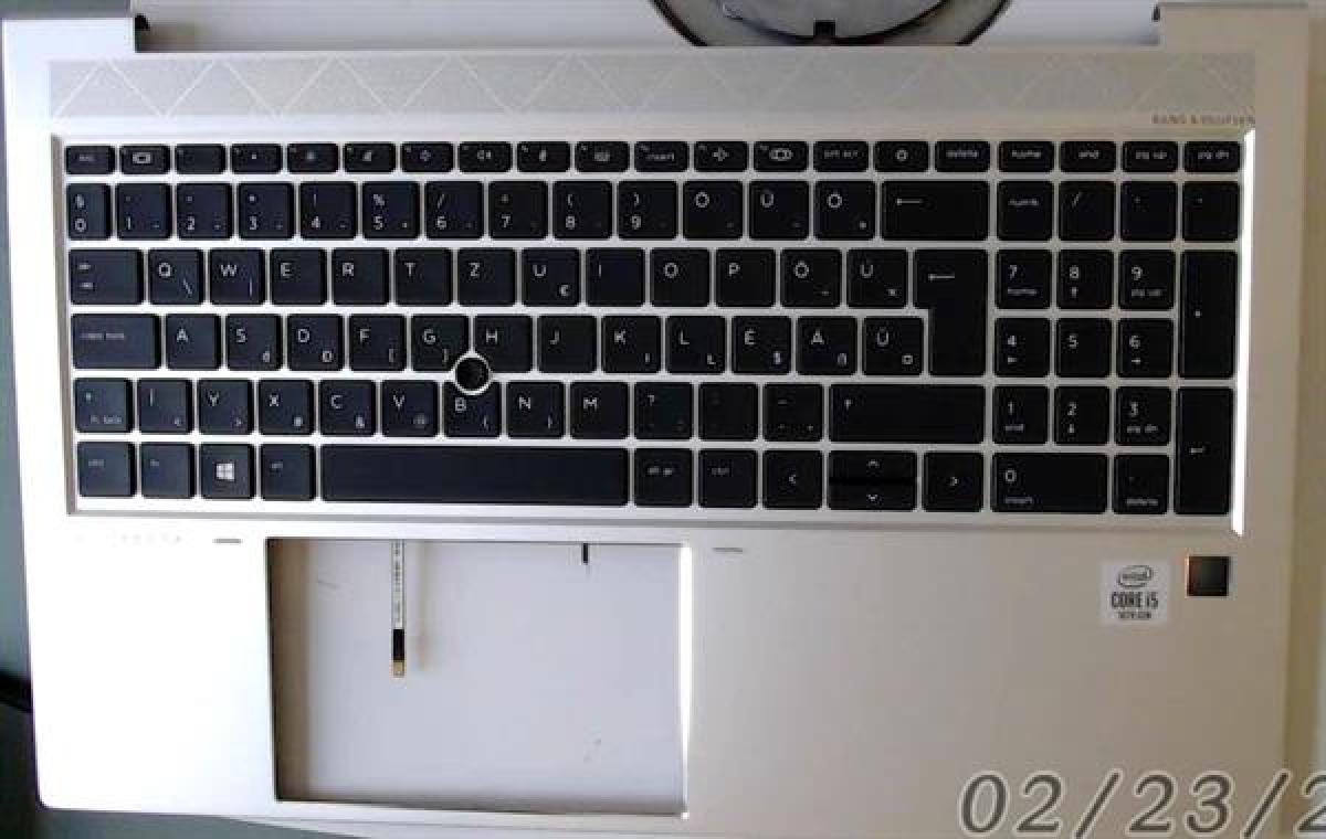 HP Notebook Cover Keyboard 850 G7 BL PS HUN