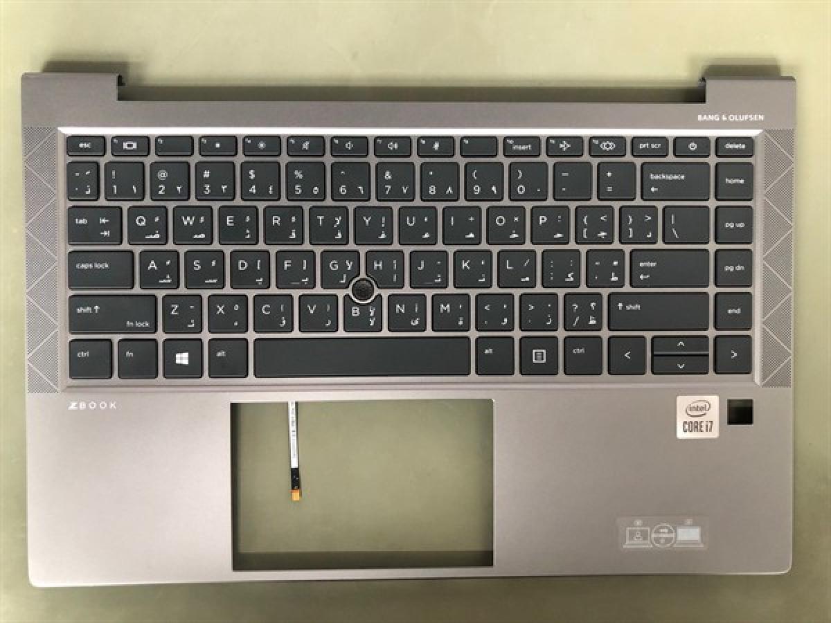 HP Notebook Cover Keyboard ZBook Firefly 14 G8 PS ARA (für Geräte mit dedizierter Grafikkarte)